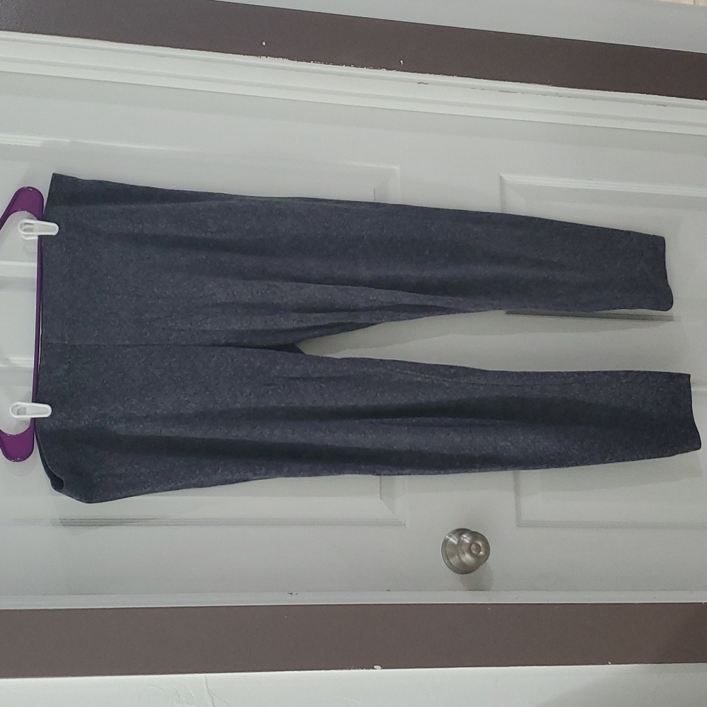 Climateright by Cuddl Duds Gray Fleece Leggings, XXL